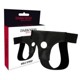DARKNESS - HARNESS WITH HOLE ONE SIZE 2